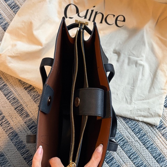 Quince Black Leather Purse - Picture 3 of 14